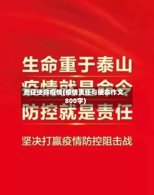 责任使命疫情(疫情责任与使命作文800字)