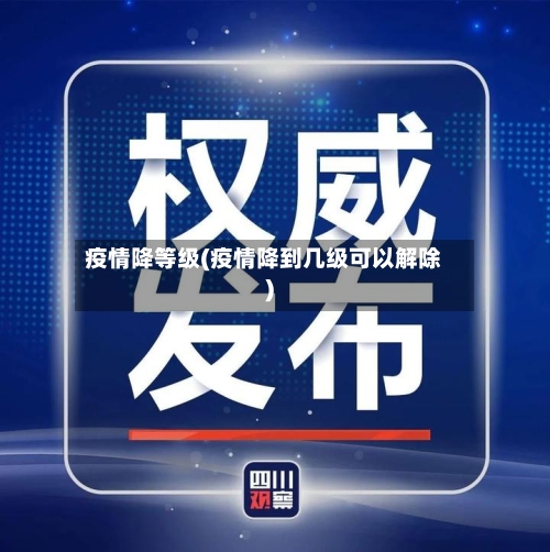 疫情降等级(疫情降到几级可以解除)