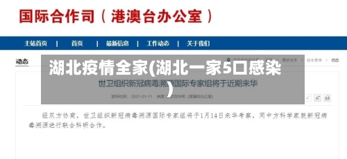 湖北疫情全家(湖北一家5口感染)