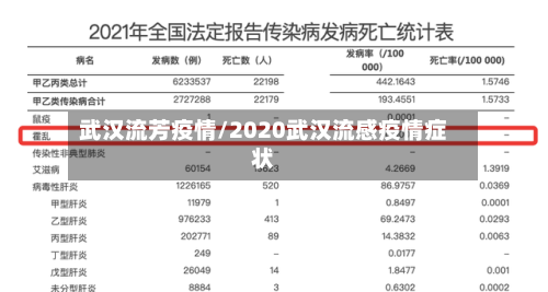 武汉流芳疫情/2020武汉流感疫情症状-第2张图片