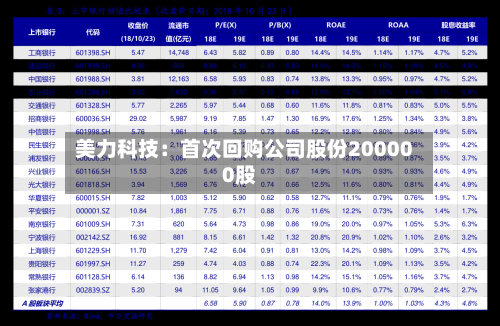 美力科技：首次回购公司股份200000股-第2张图片
