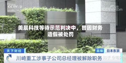 美晨科技等待示范判决中，曾因财务造假被处罚