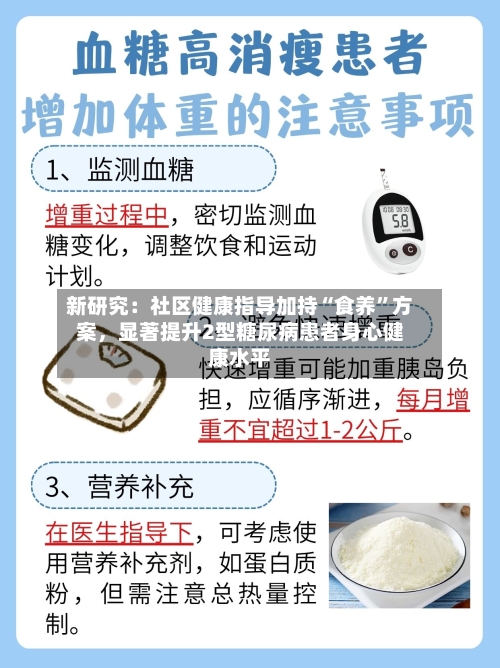 新研究：社区健康指导加持“食养”方案，显著提升2型糖尿病患者身心健康水平-第3张图片