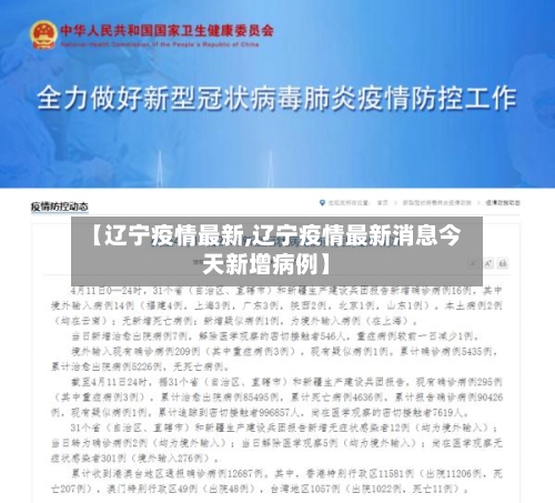【辽宁疫情最新,辽宁疫情最新消息今天新增病例】
