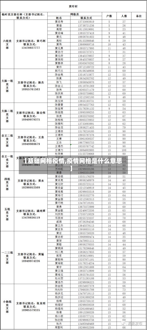 【基础网格疫情,疫情网格是什么意思】