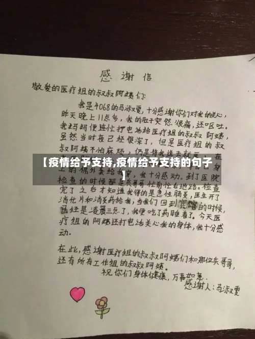【疫情给予支持,疫情给予支持的句子】