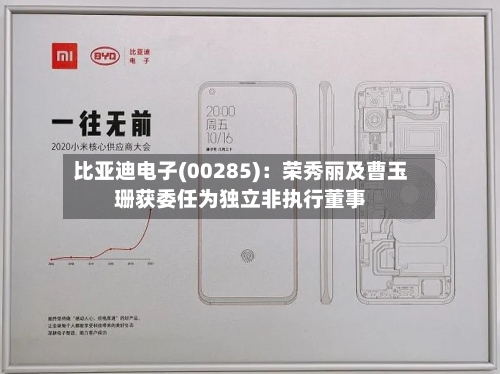 比亚迪电子(00285)：荣秀丽及曹玉珊获委任为独立非执行董事