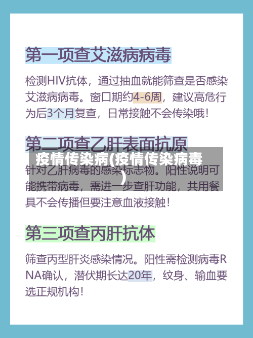 疫情传染病(疫情传染病毒)-第2张图片