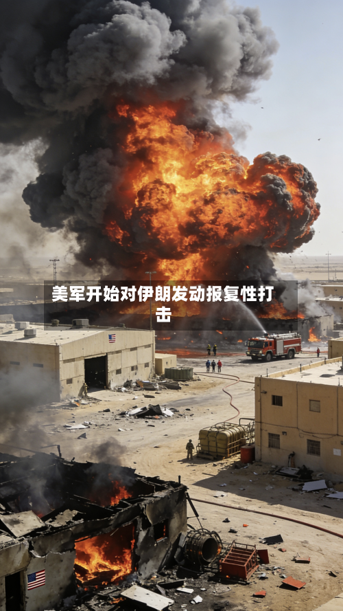 美军开始对伊朗发动报复性打击