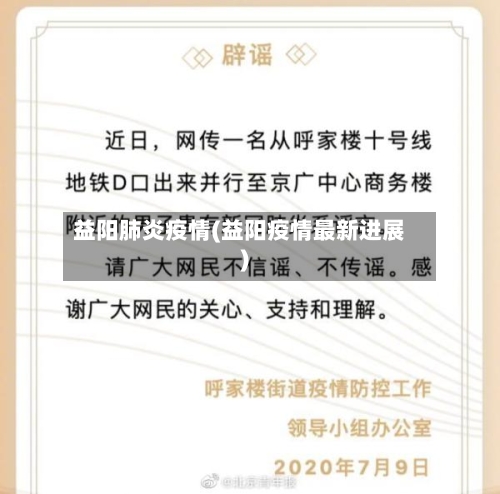 益阳肺炎疫情(益阳疫情最新进展)-第2张图片