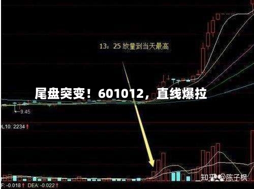 尾盘突变！601012，直线爆拉-第3张图片
