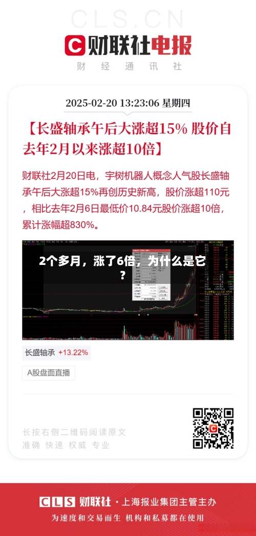 2个多月，涨了6倍，为什么是它？