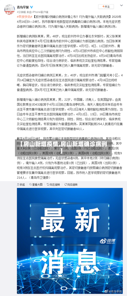 【房山新增疫情,房山新增确诊病例】-第2张图片