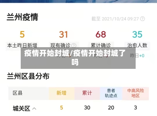 疫情开始封城/疫情开始封城了吗-第2张图片