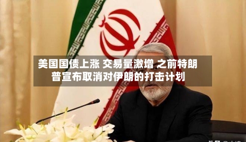 美国国债上涨 交易量激增 之前特朗普宣布取消对伊朗的打击计划