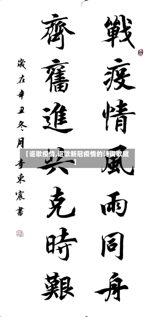 【讴歌疫情,讴歌新冠疫情的诗词歌赋】-第2张图片