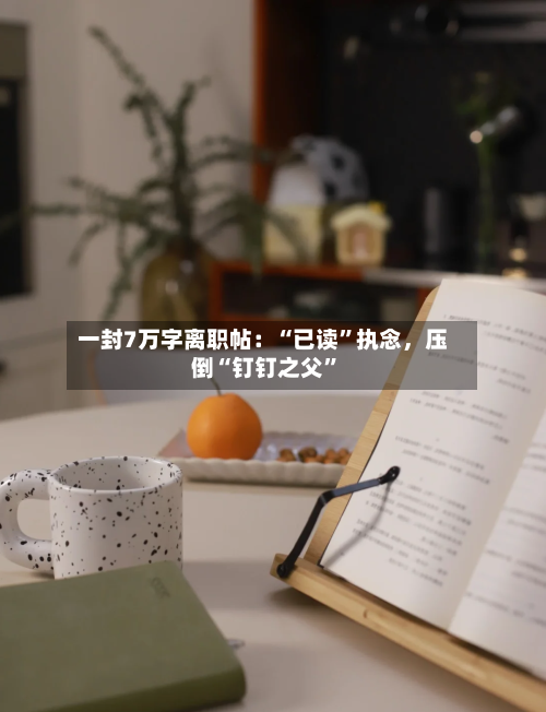 一封7万字离职帖：“已读”执念，压倒“钉钉之父”-第2张图片