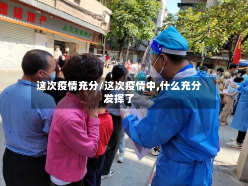 这次疫情充分/这次疫情中,什么充分发挥了