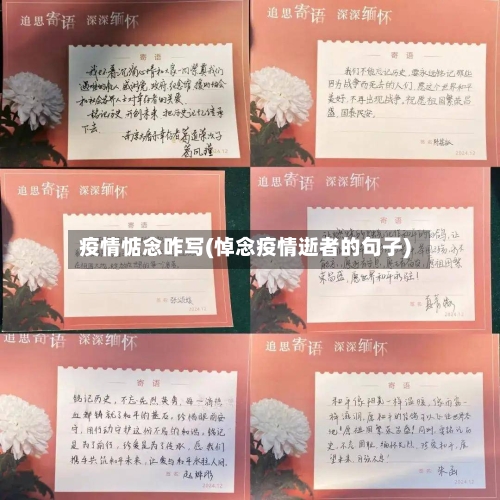 疫情惦念咋写(悼念疫情逝者的句子)