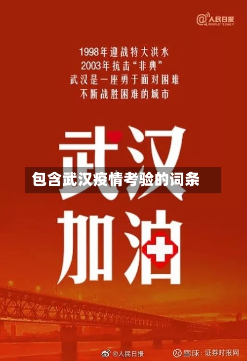 包含武汉疫情考验的词条-第3张图片