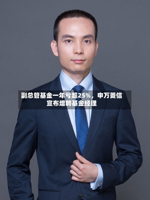 副总管基金一年亏超25%，申万菱信宣布增聘基金经理