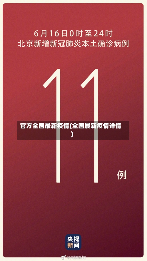 官方全国最新疫情(全国最新疫情详情)