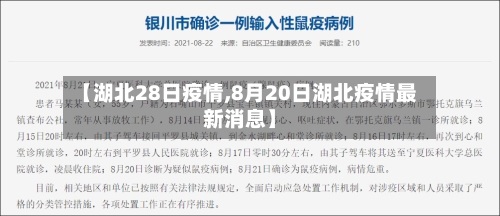 【湖北28日疫情,8月20日湖北疫情最新消息】