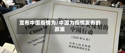 宣布中国疫情为/中国为疫情发布的政策-第3张图片
