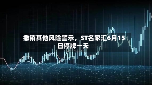 撤销其他风险警示，ST名家汇6月15日停牌一天-第2张图片