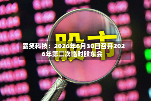 露笑科技：2026年6月30日召开2026年第二次临时股东会-第2张图片