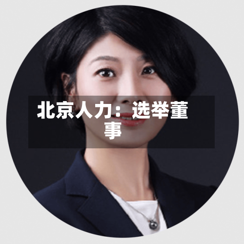 北京人力:选举董事-第2张图片