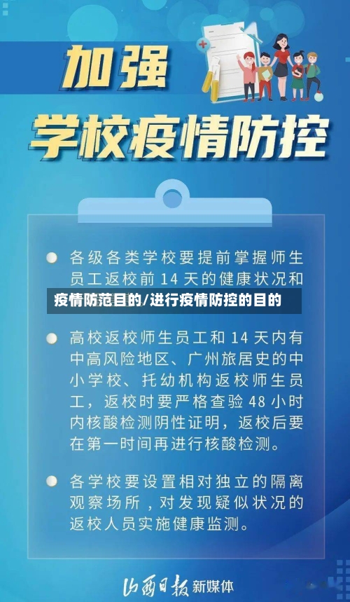 疫情防范目的/进行疫情防控的目的
