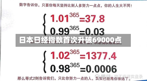 日本日经指数首次升破69000点