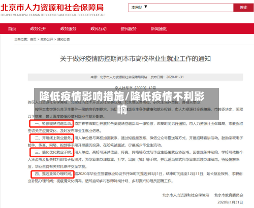 降低疫情影响措施/降低疫情不利影响-第3张图片