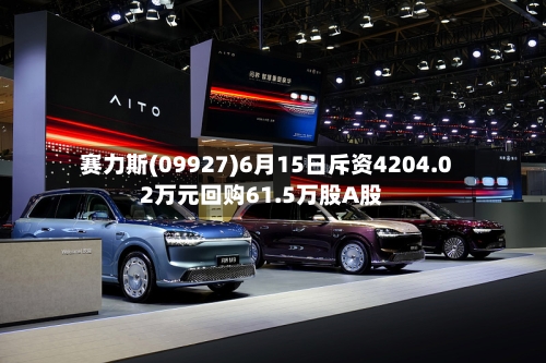 赛力斯(09927)6月15日斥资4204.02万元回购61.5万股A股