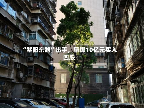 “紫阳东路”出手，豪掷10亿元买入四股