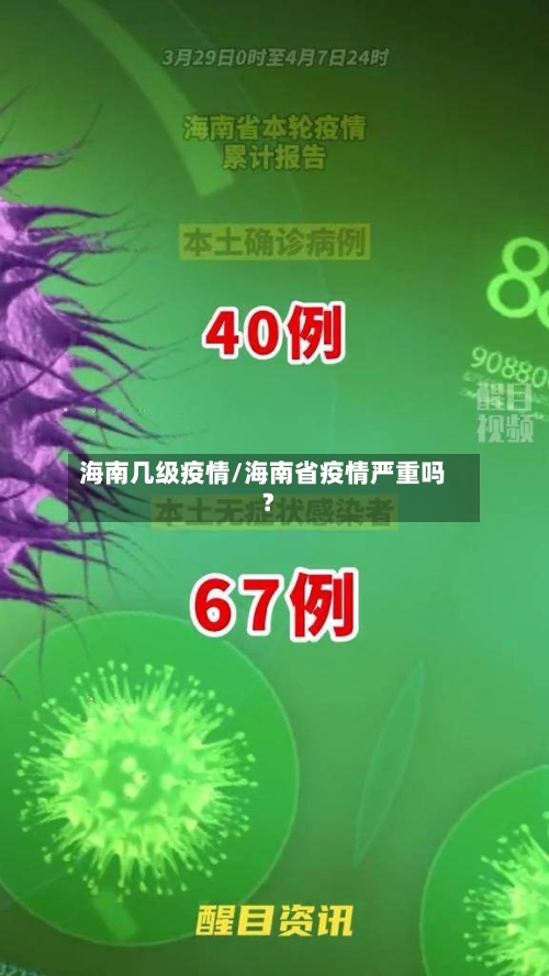 海南几级疫情/海南省疫情严重吗?