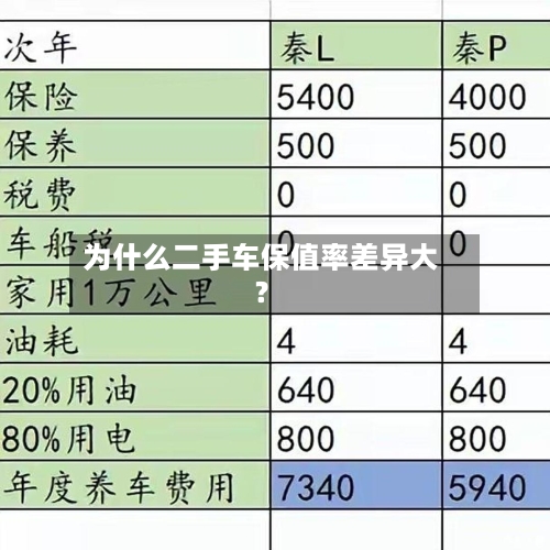 为什么二手车保值率差异大?-第2张图片