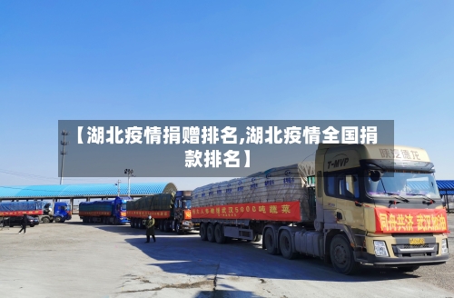 【湖北疫情捐赠排名,湖北疫情全国捐款排名】