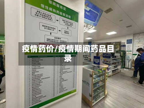 疫情药价/疫情期间药品目录