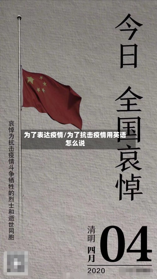 为了表达疫情/为了抗击疫情用英语怎么说-第3张图片