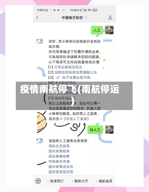 疫情南航停飞(南航停运)