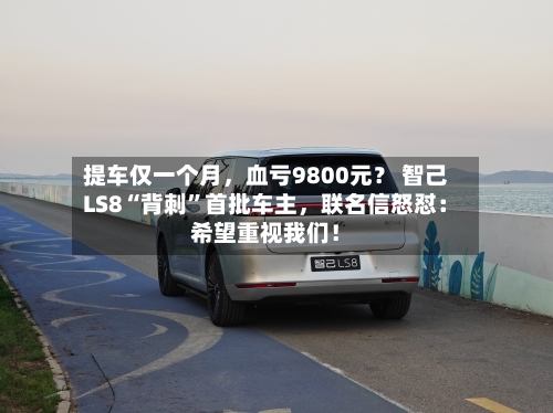 提车仅一个月，血亏9800元？ 智己LS8“背刺”首批车主	，联名信怒怼：希望重视我们！-第3张图片