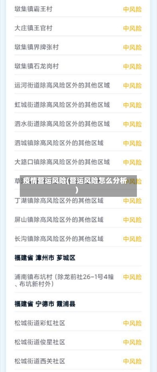 疫情营运风险(营运风险怎么分析)-第2张图片