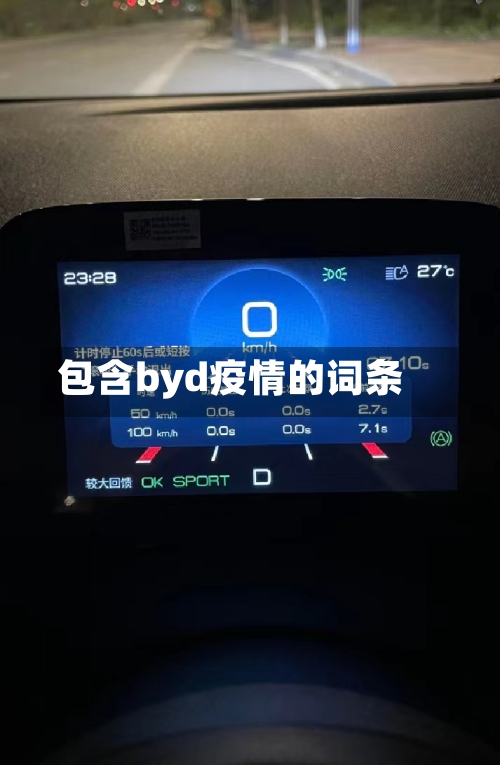 包含byd疫情的词条