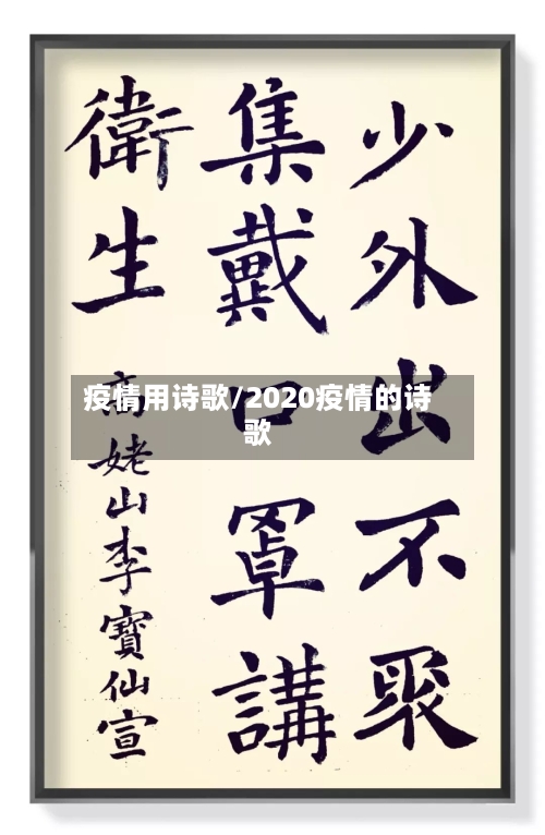 疫情用诗歌/2020疫情的诗歌