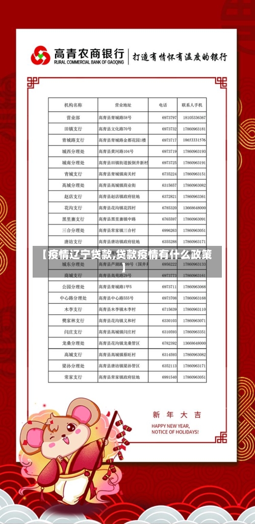 【疫情辽宁贷款,贷款疫情有什么政策】-第2张图片