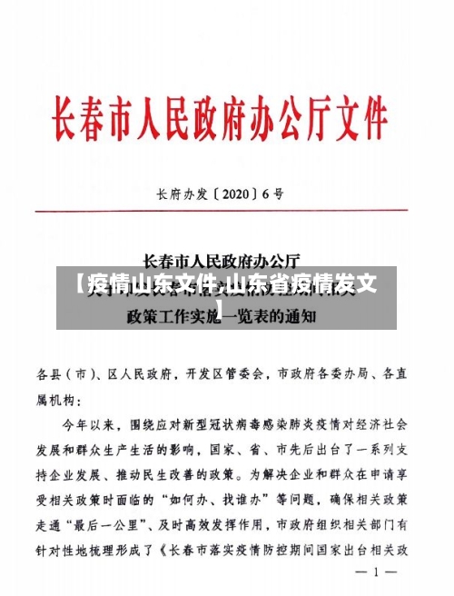 【疫情山东文件,山东省疫情发文】-第3张图片