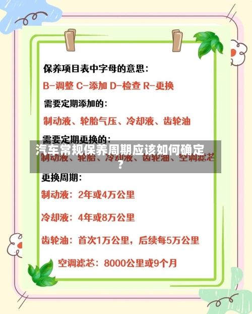 汽车常规保养周期应该如何确定?-第2张图片