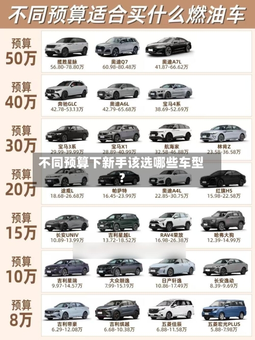 不同预算下新手该选哪些车型？